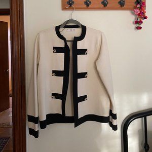 Mango Cream & Black Jacket